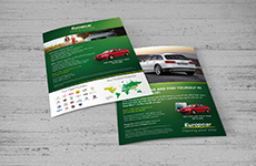 Europcar - Double Sided Flyer